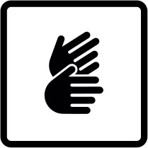 Bilde av symbolet Tegnspråktolking