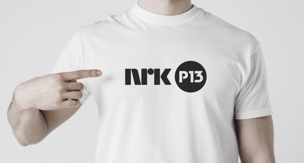 Bilde av T-shirt m nrk p13 logo