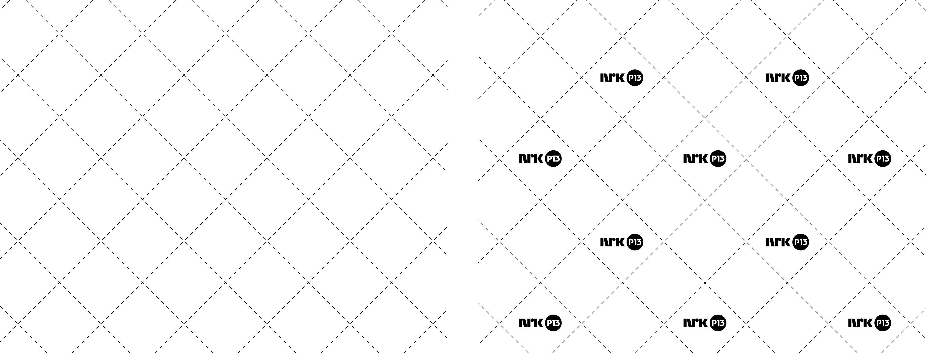 Bilde av konstruksjon av NRK p13 mønster m logo 2